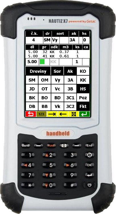 Handheld Nautiz X7